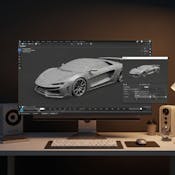 Blender Car Modeling & Rendering: Build & Export