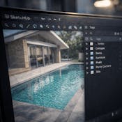 Design and Model a 3D Pool Resort in SketchUp