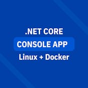 Create and run a .NET Core console app in Linux using docker