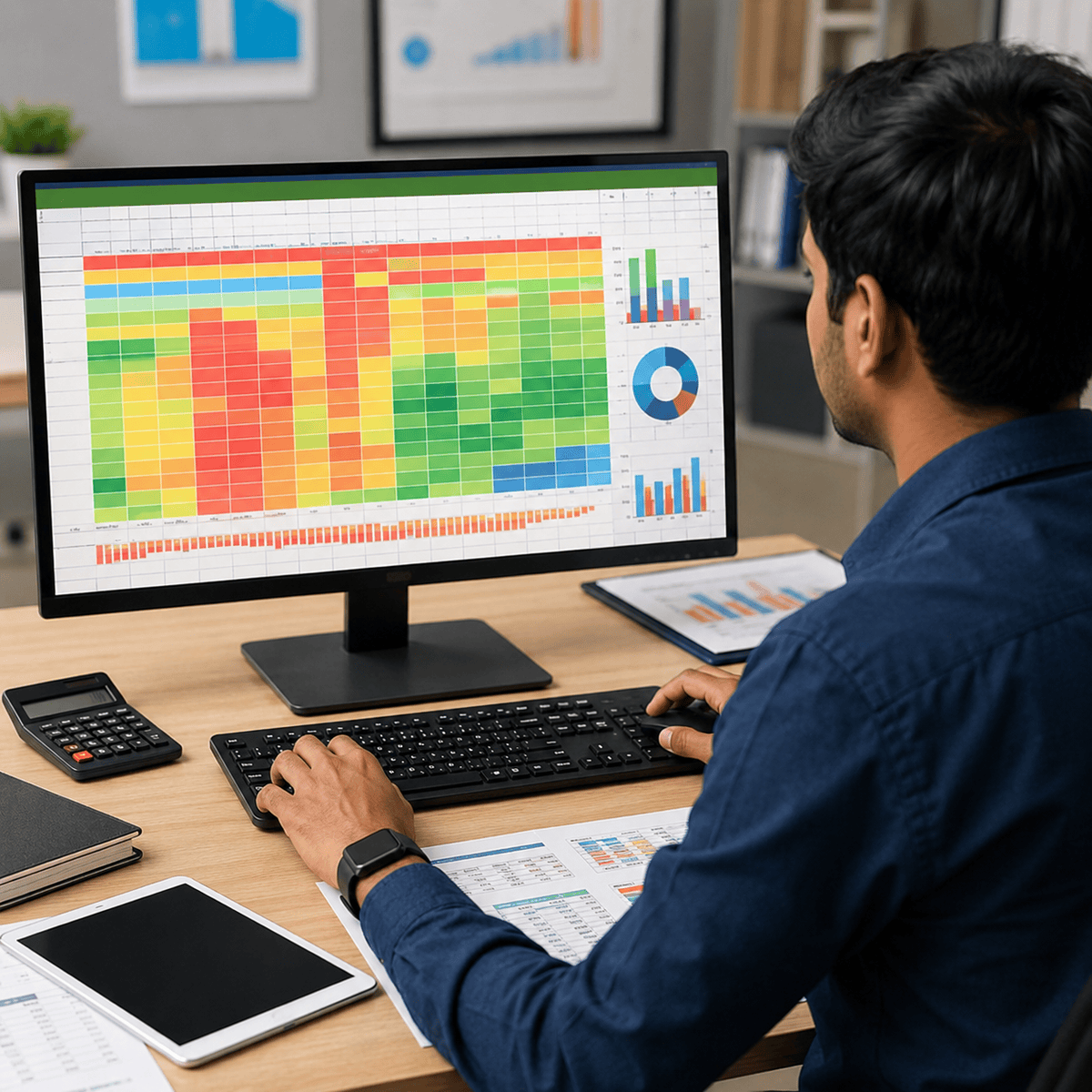 Dynamic Heat Maps in Spreadsheets