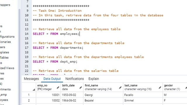 SQL Problem Solving | Coursera