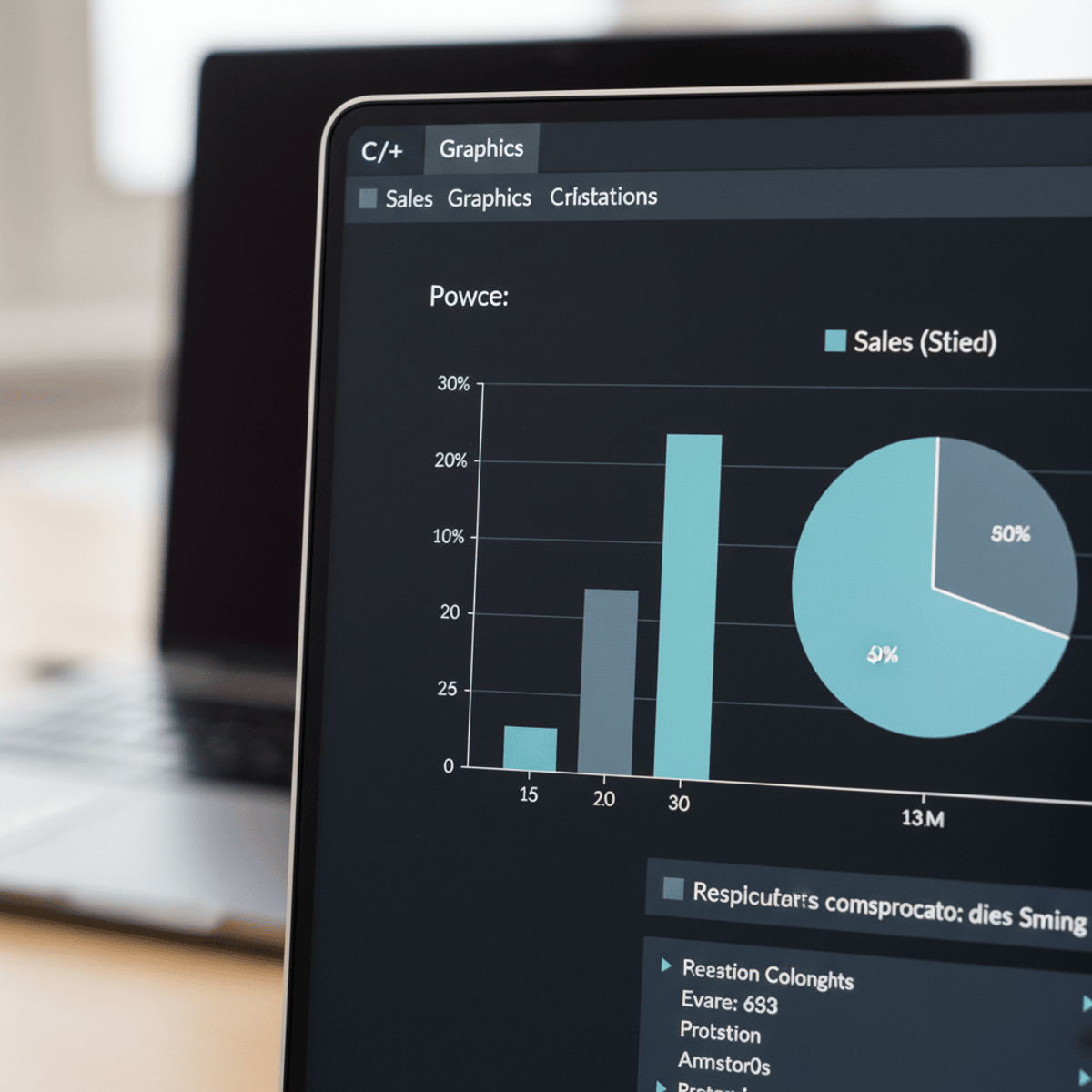 Create Sales Charts in C++ Using Graphics Programming