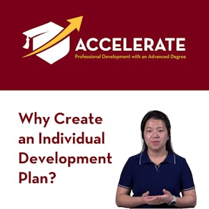 Individual Development Plan (IDP) from University of Minnesota online course platform