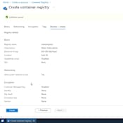 Azure: deploy a Web Server using the Container Registry