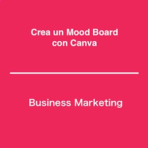 Crea un Mood Board con Canva - Online CE Course