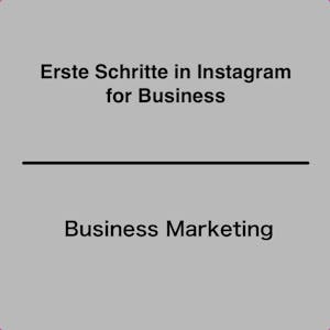 Erste Schritte in Instagram for Business from Coursera Project Network online course platform