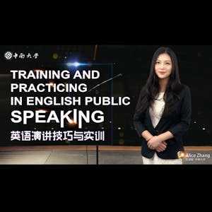 Training and Practicing in English Public Speaking