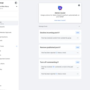 Crea, crece y administra grupos de Facebook - Online CE Course