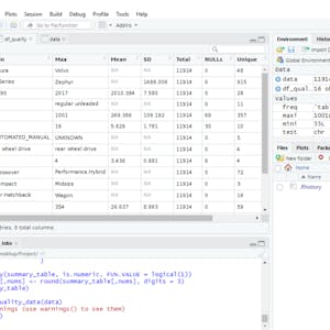 Using Descriptive Statistics to Analyze Data in R from Coursera Project Network online course platform