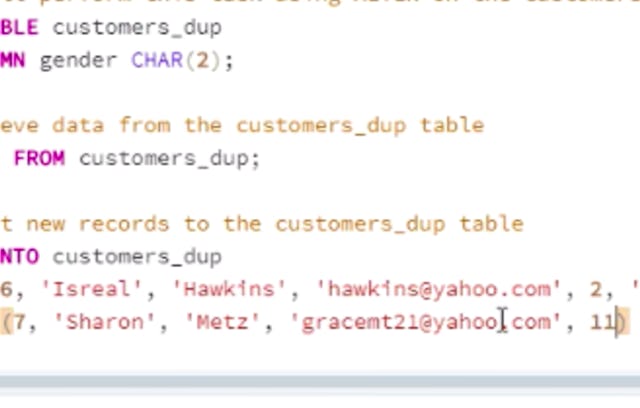 Data Manipulation and Transactions in SQL Server | Coursera