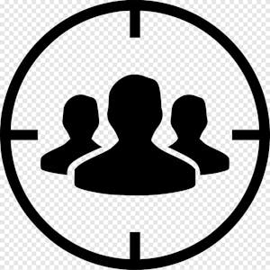 Cible démographie spécifique de l’utilisateur dans campagne de suivi from Coursera Project Network online course platform