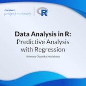 Data Analysis in R: Predictive Analysis with Regression