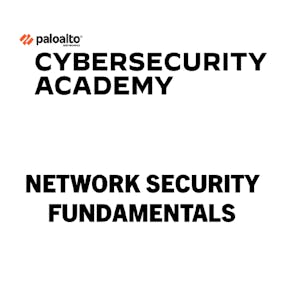 Palo Alto Networks Network Security Fundamentals from Palo Alto Networks online course platform