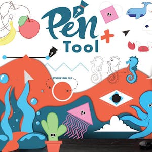 Pen Tool Plus: Master Adobe Illustrator’s Top Drawing Tool from Skillshare online course platform