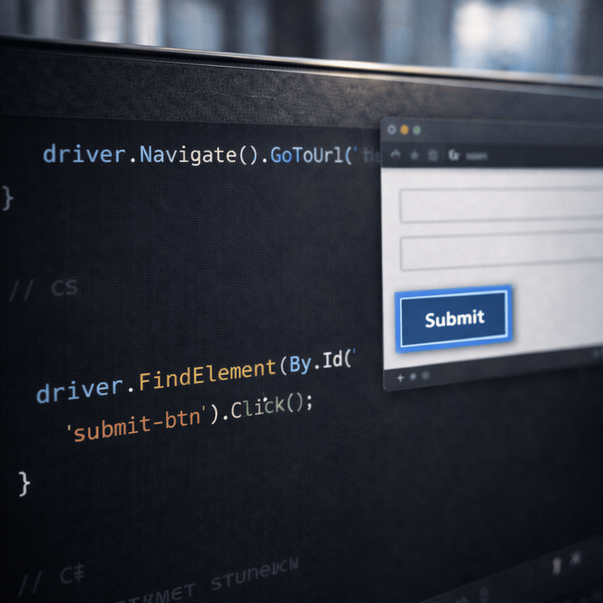 Apply Selenium Automation Testing Using C#