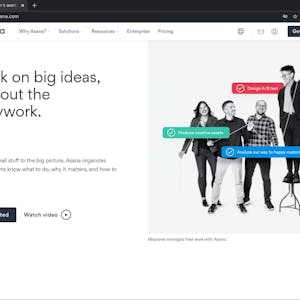 Get started with Asana from Coursera Project Network online course platform