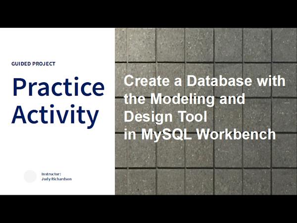 Create a Database with the Modeling Tool in MySQL Workbench
