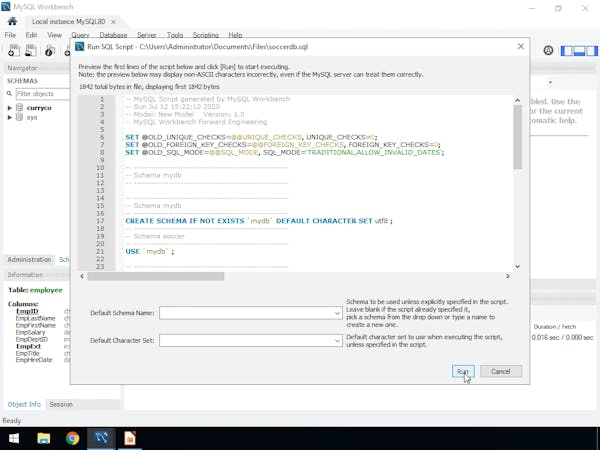 mysql workbench creating mysql database & Images... Create a Database with the Modeling Tool in MySQL Workbench