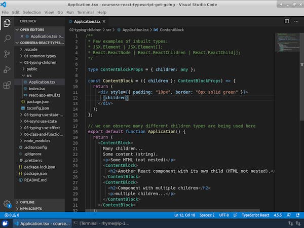 Typescript in React: Get started