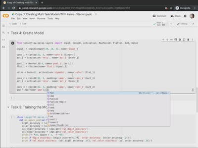 Creating Multi Task Models With Keras