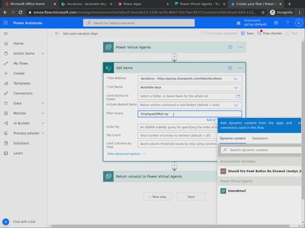 Use SharePoint & Power Virtual Agent to Create Smart Chatbot