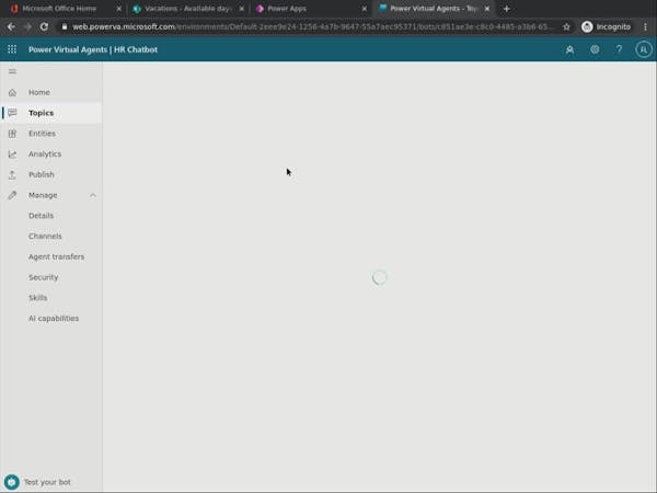 Use SharePoint & Power Virtual Agent to Create Smart Chatbot