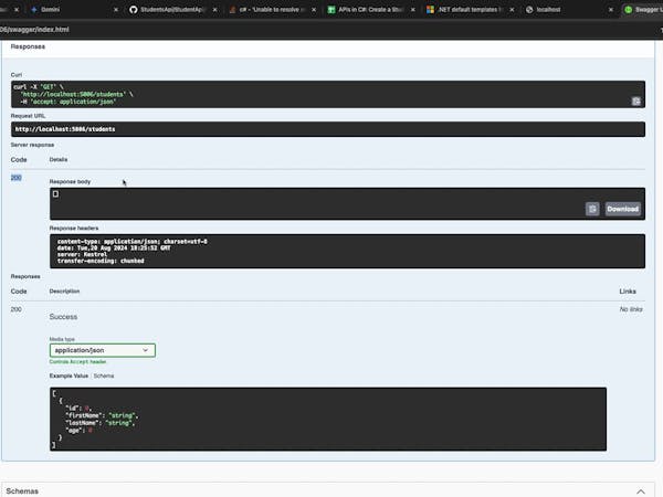 APIs in C#: Create a Student Management API