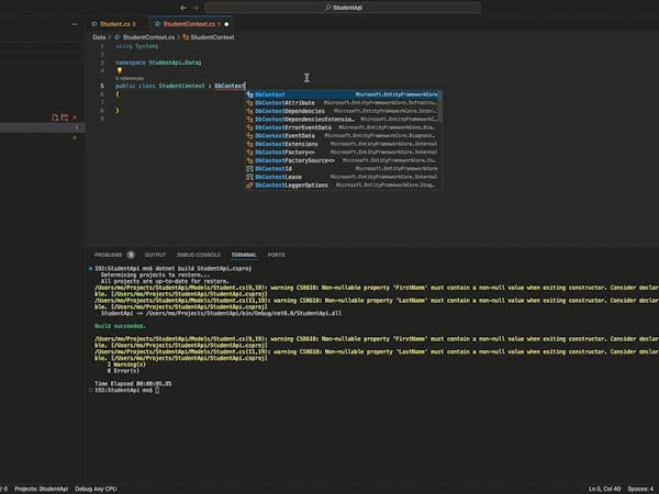 APIs in C#: Create a Student Management API
