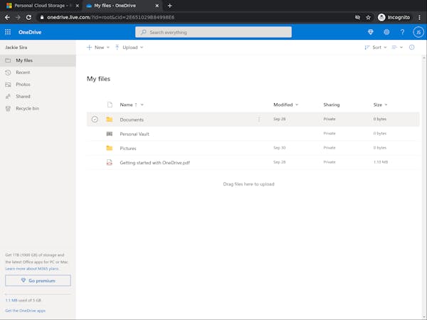 Getting Started with Microsoft OneDrive