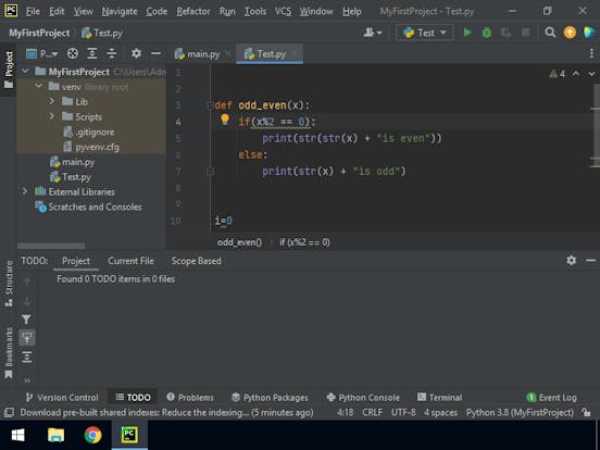 إعداد برنامج باي تشارم للمبتدئين