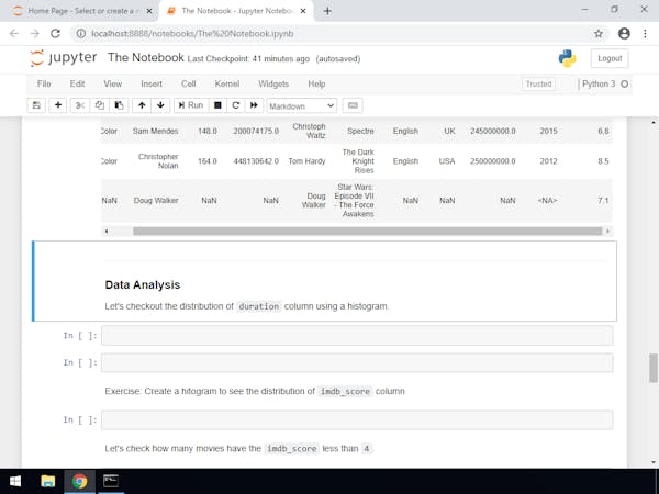 Beautiful view of Data Analysis Using Python Tools