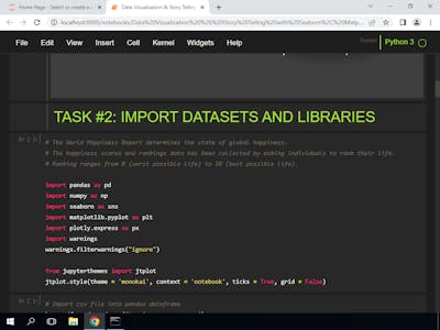 Data Visualization & Storytelling in Python
