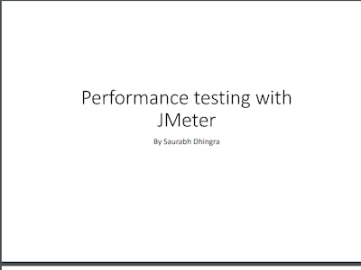 Performance Testing with JMeter for Absolute Beginners (Short Course ...