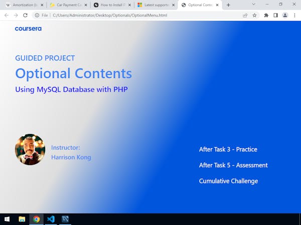 Using MySQL Database with PHP