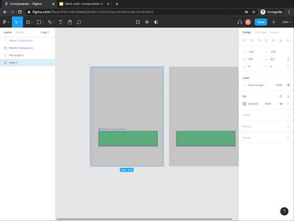 Compents Figma Example Work with Components in Figma