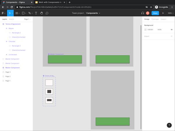 Compents Figma Example Work with Components in Figma