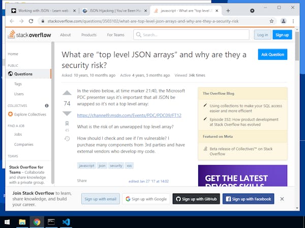 Learn About JSON with JavaScript
