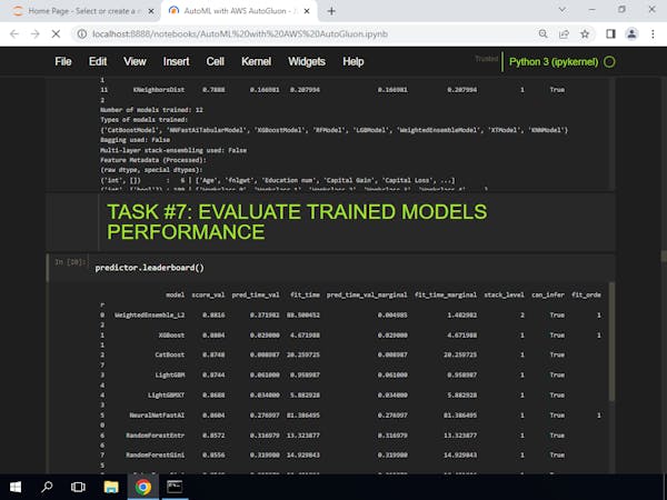 Auto Machine Learning (AutoML) Using AutoGluon