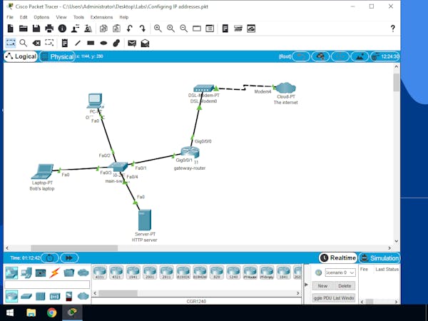 Configure and Test Basic Network Connectivity