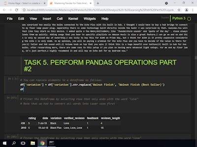 Mastering Data Analysis with Pandas: Learning Path Part 5