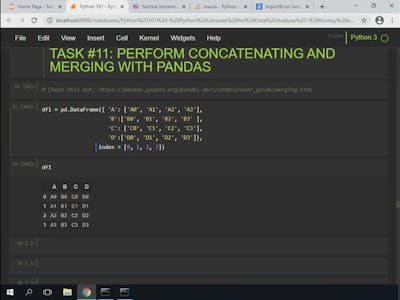 Python for Data Analysis: Pandas & NumPy (Short Course) | Coursera