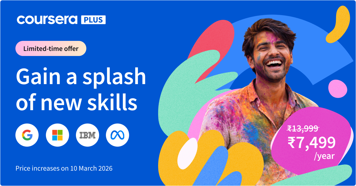 Holi offer - limited time