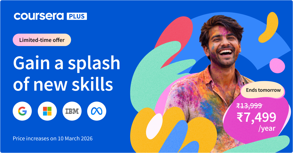 Holi offer - limited time