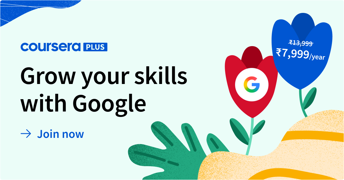 Coursera Plus for ₹7,999