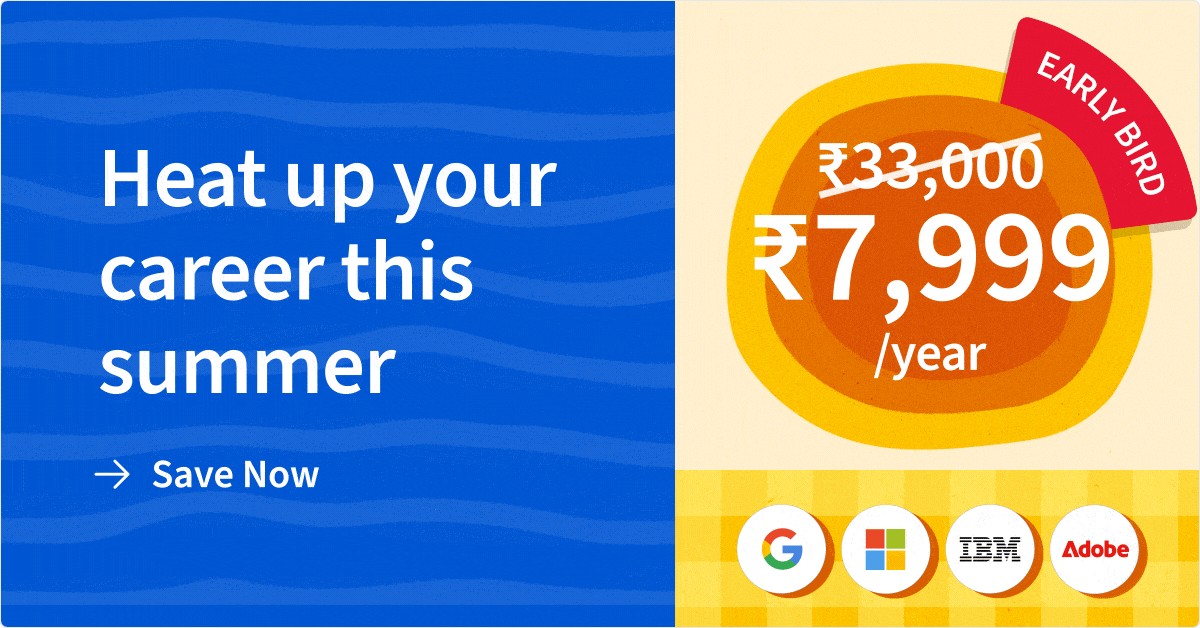 Early Bird Summer Sale Coursera Plus