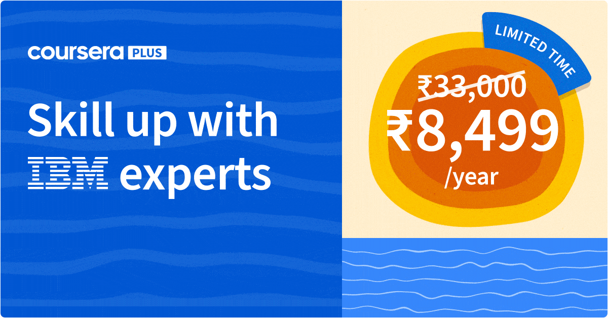 unlimited access to all IBM Professional Certificates for ₹8,499