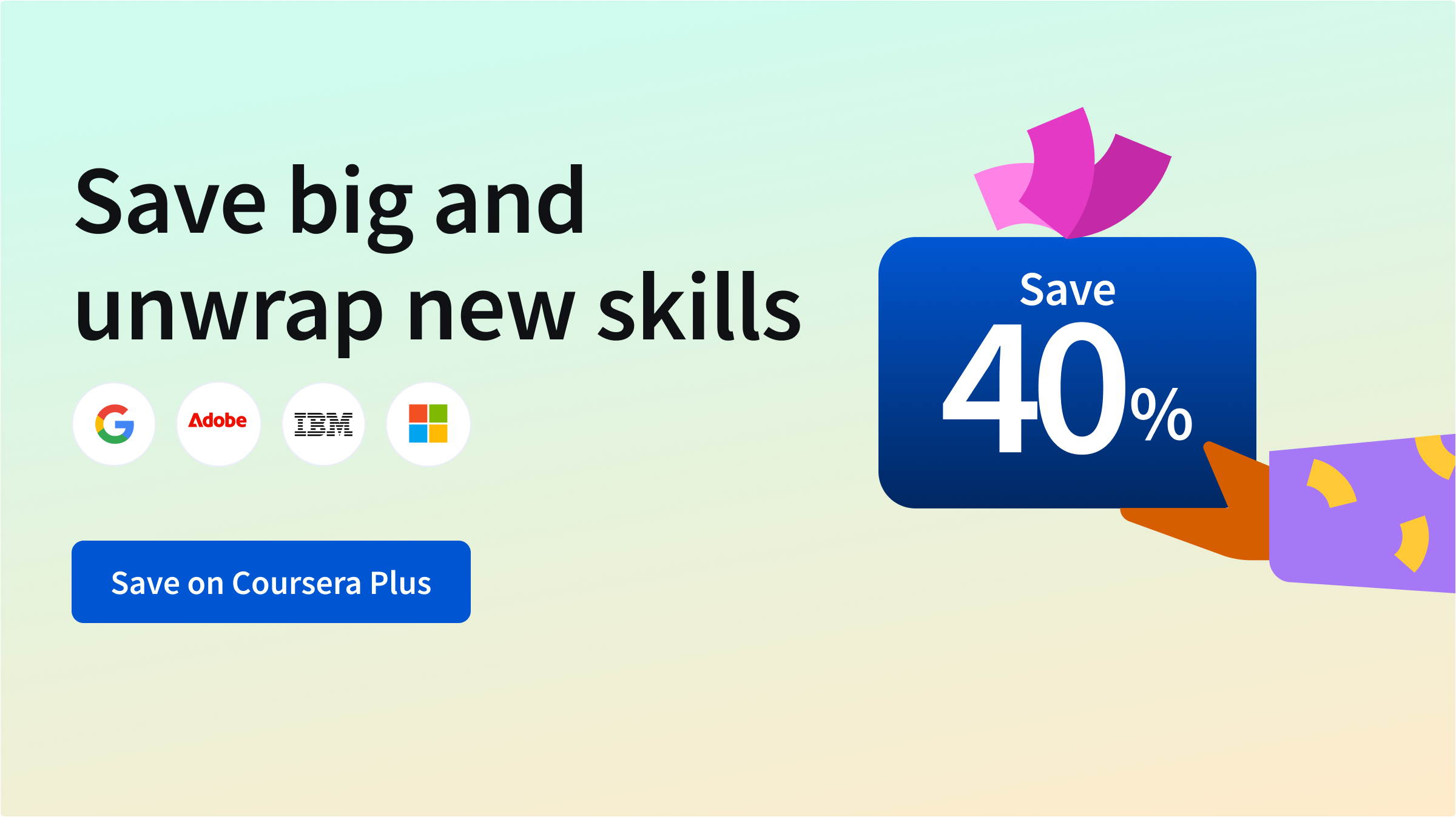 Save on Coursera Plus