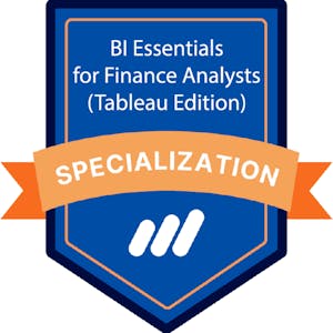 BI Essentials for Finance Analysts (Tableau Edition)