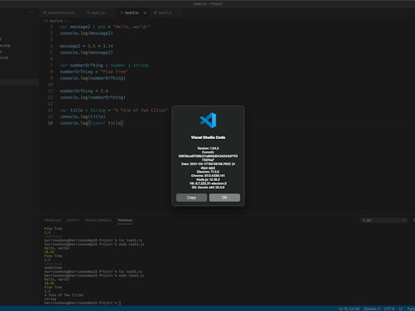 Get Up and Running with TypeScript