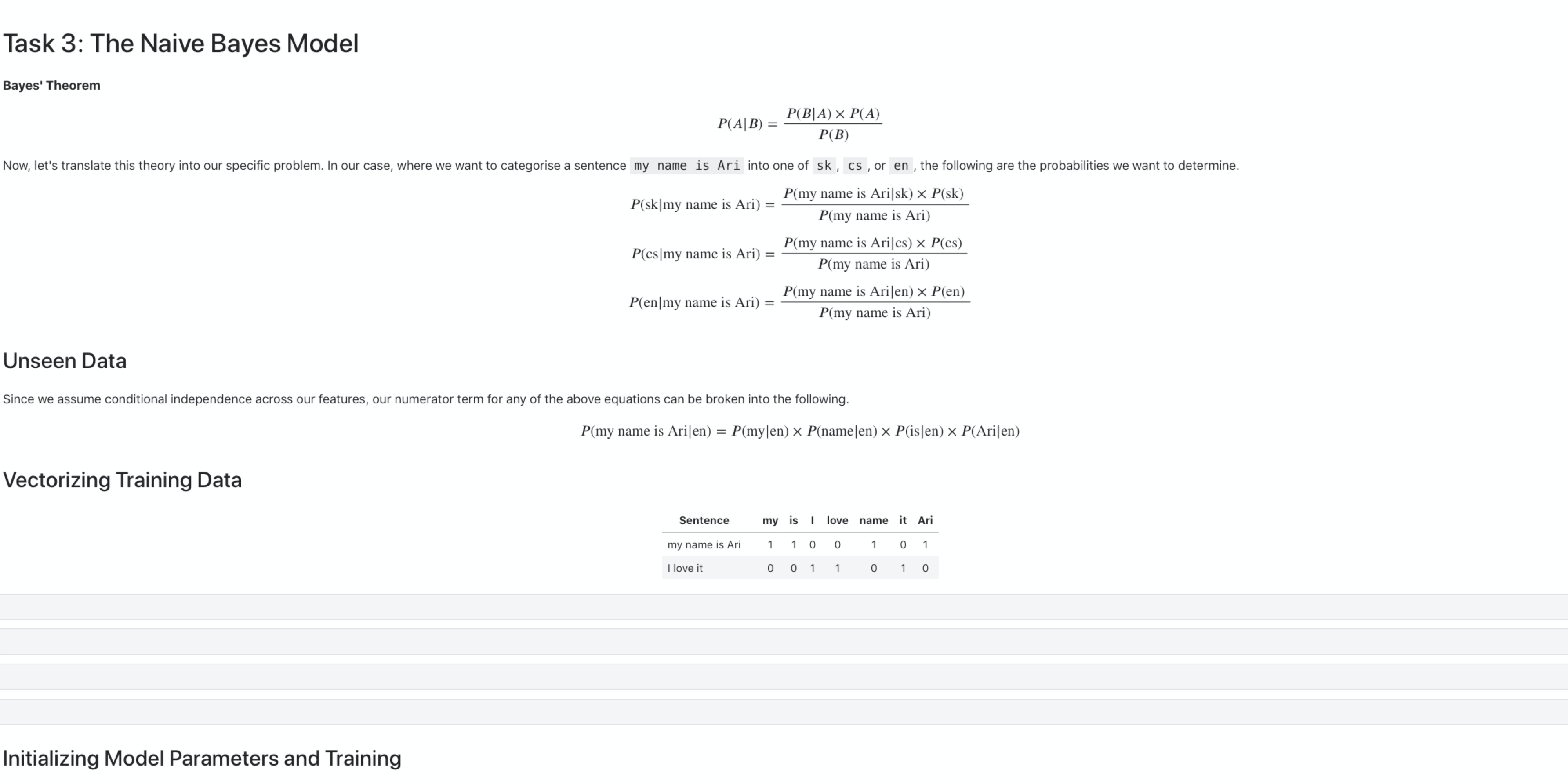 naive bayes coursera